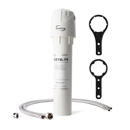 Ispring Direct Connect Water Filter System with MetSorb Media US15L-PB